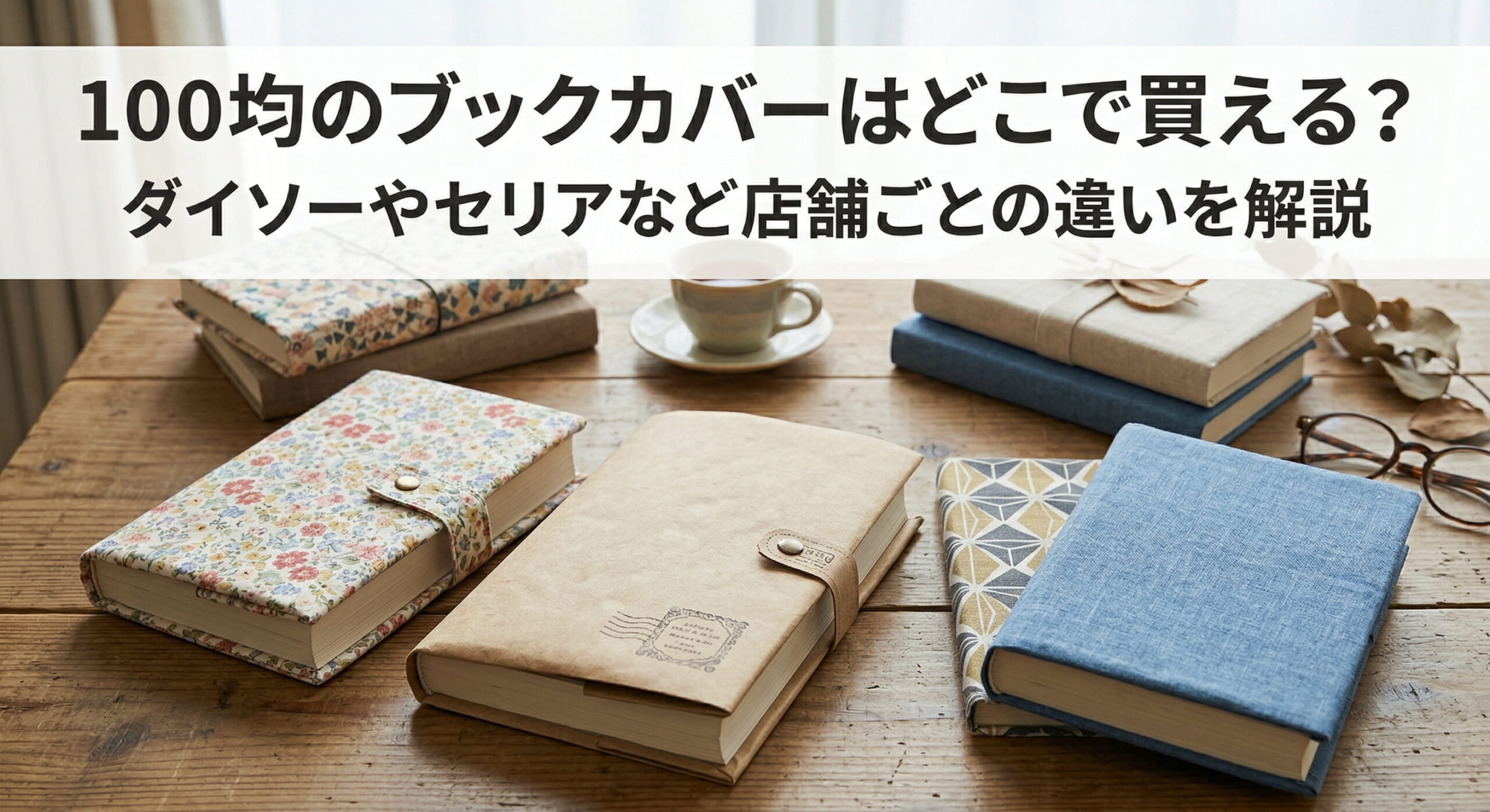 100均のブックカバーで大切な本を保護